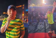 João Gomes junta multidão em passagem de som antes de gravar DVD no Rio