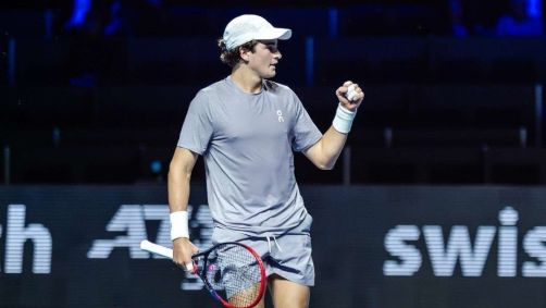 João Fonseca em ação no ATP da Basileia
