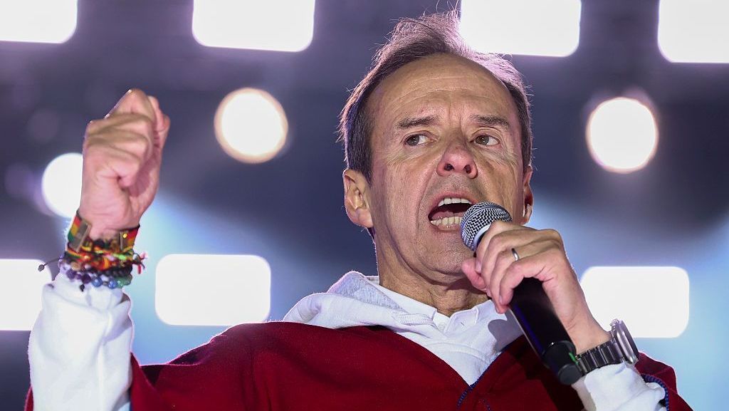 Candidato presidencial da Bolívia pelo partido Alianza Libre, Jorge Tuto Quiroga