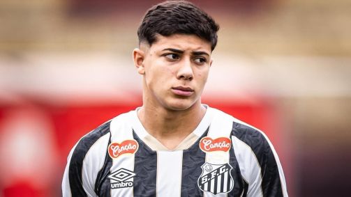 Kauã Miranda, lateral da categoria de base do Santos