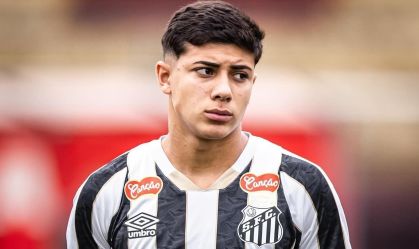 Kauã Miranda, lateral da categoria de base do Santos