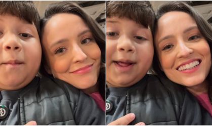 Ator mirim finge não conhecer Larissa Manoela e pede: "Sigam ela"