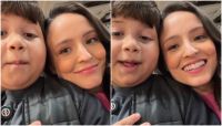 Ator mirim finge não conhecer Larissa Manoela e pede: "Sigam ela"