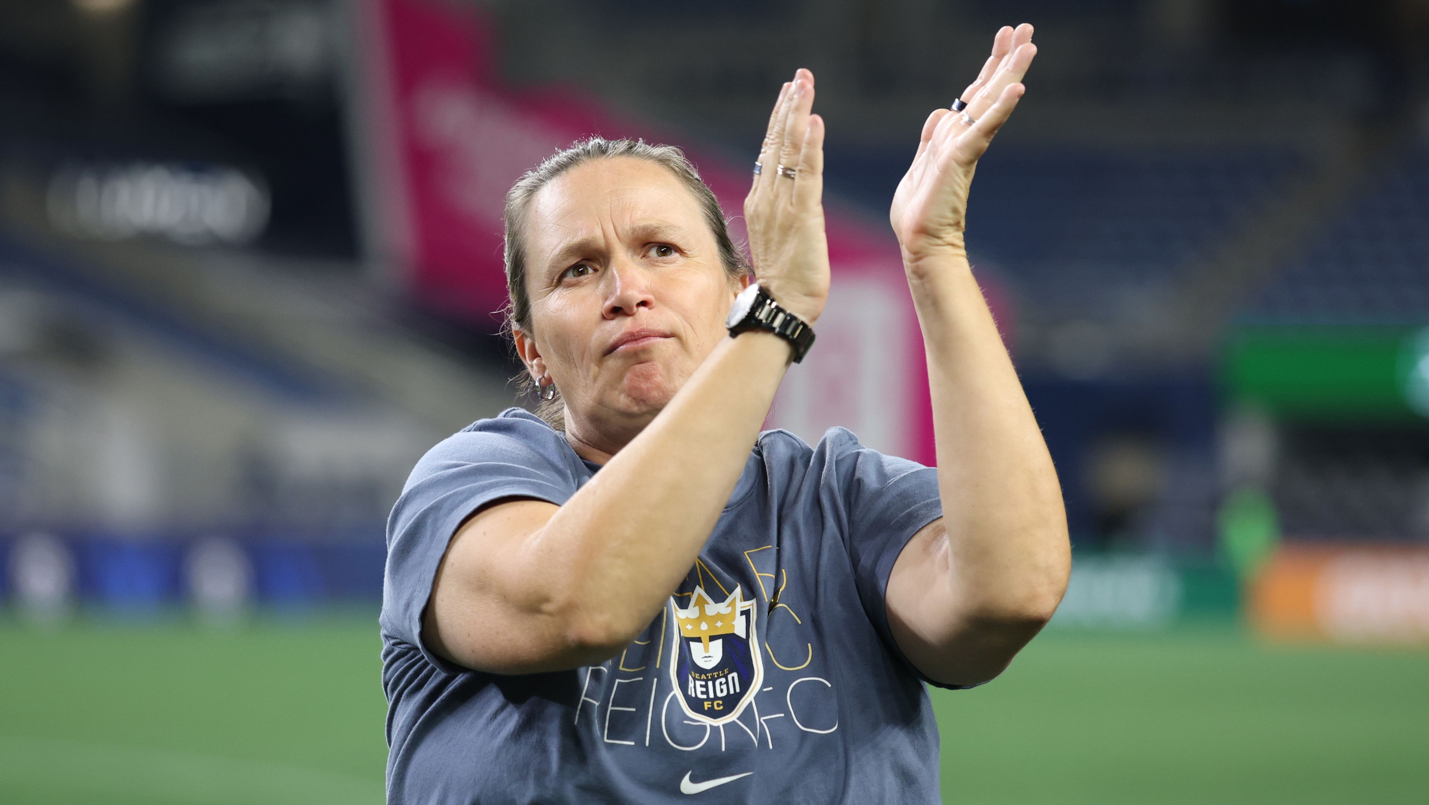 Laura Harvey, técnica do Seattle Reign, da NWSL