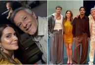 Marcello Novaes se declara após encontro com Letícia Spiller e filhos