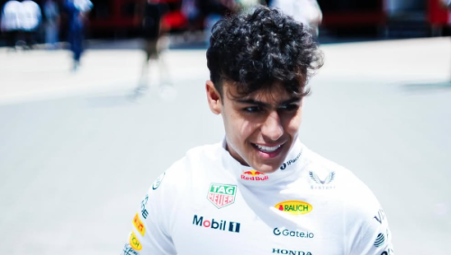 Arvid Lindblad ocupou carro de Max Verstappen para TL1 do GP do México