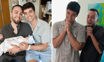 Lucas Rangel publica 1ª foto da filha com Bley: "Maior presente"