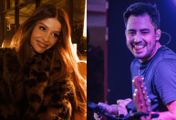 Maiara simula beijo e pede autorização para namorar filho de Leonardo; veja