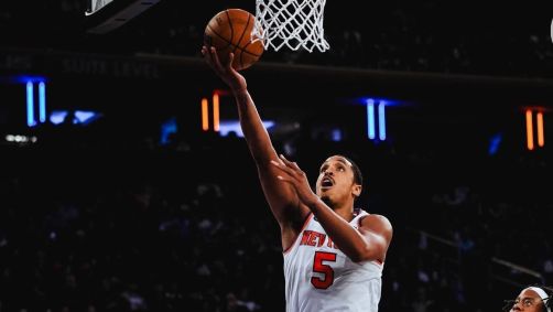 Malcom Brogdon em ação pelo New York Knicks