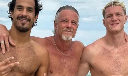 Marcello Novaes posta com os filhos e web comenta: "A cara do pai"