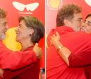 Gloria Pires e Marcos Frota posam juntos 30 anos após "Mulheres de Areia"