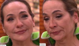 Maria Beltrão chora após experimentar limitações de pessoas idosas