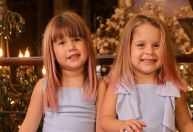 Filhas de Virginia e Zé Felipe pintam o cabelo de rosa