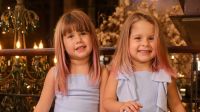 Filhas de Virginia e Zé Felipe pintam o cabelo de rosa