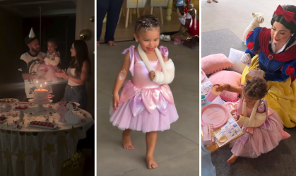 Mavie, filha de Neymar e Biancardi, ganha 2ª celebração de aniversário