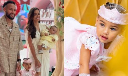 Bruna Biancardi e Neymar celebram 2 anos da filha Mavie; veja fotos