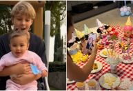 Mavie, filha de Neymar, ganha presente especial do irmão Davi Lucca; veja