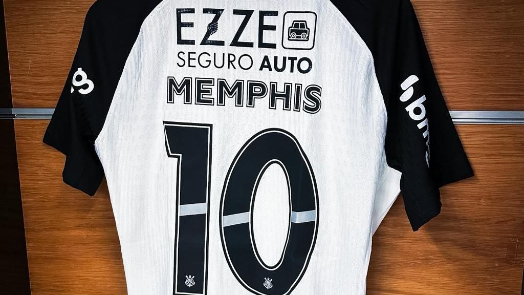 Camisa do Memphis Depay, jogador do Corinthians