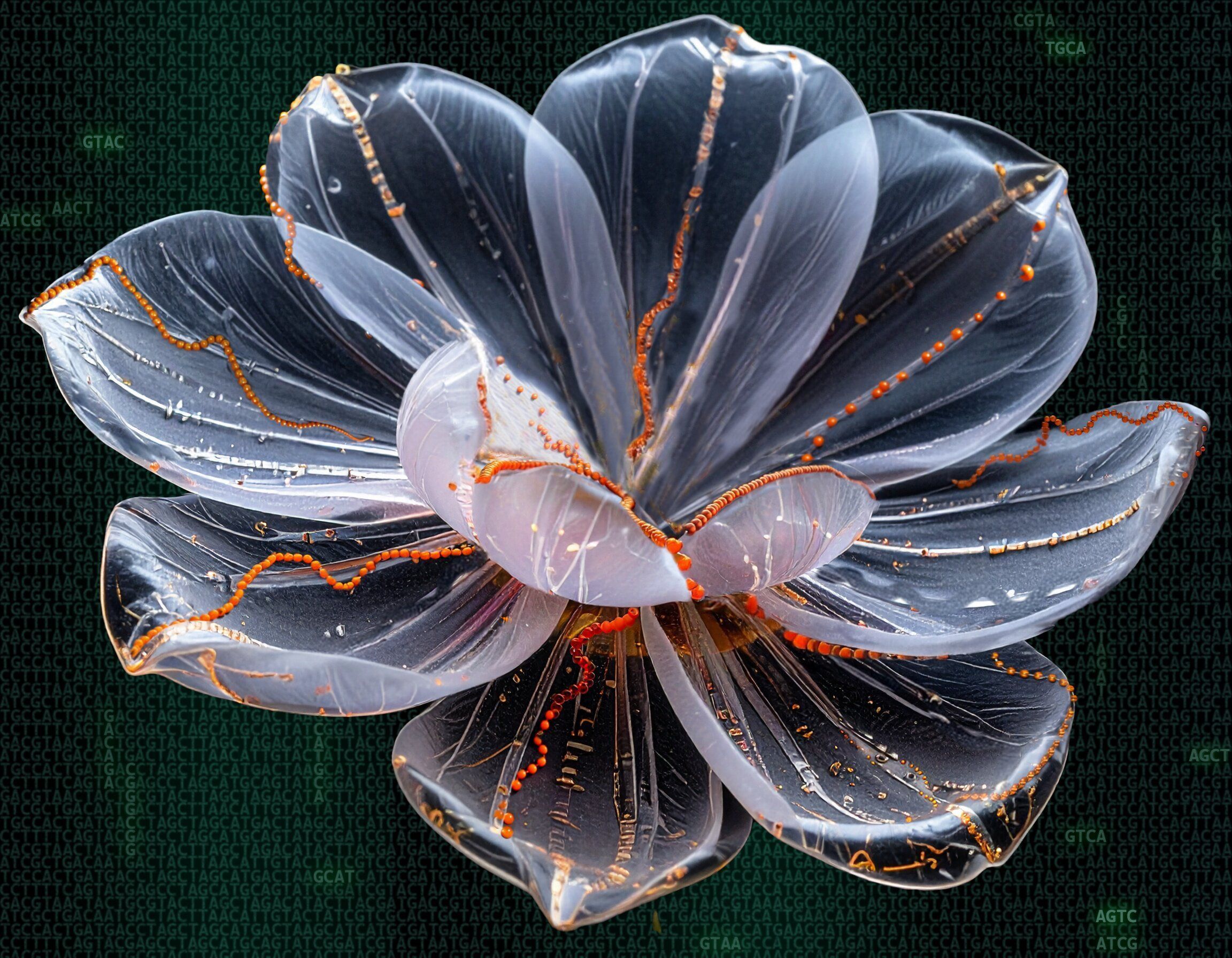 Arte reproduz cápsulas em formato de flor
