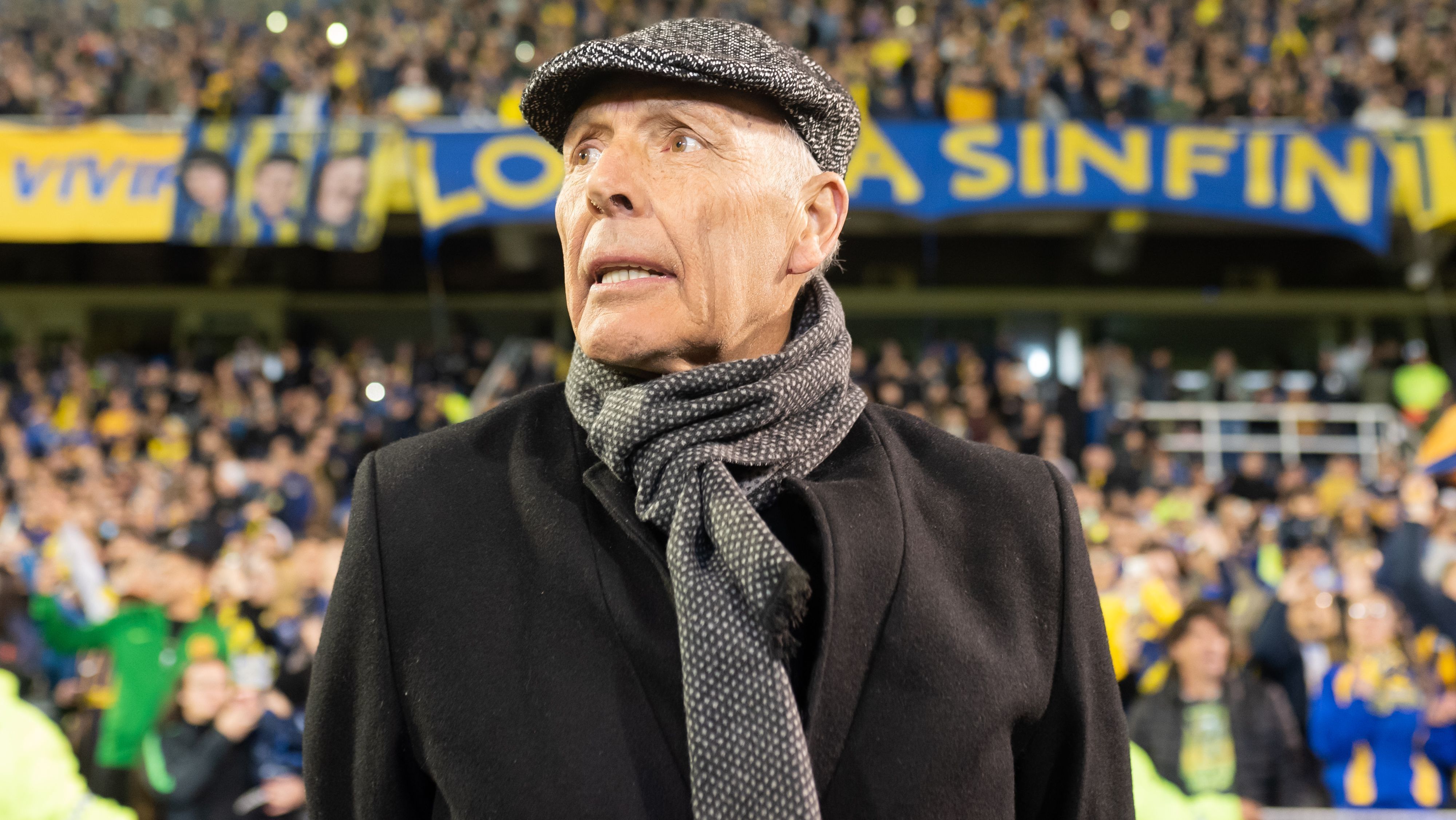 Miguel Ángel Russo como técnico do Rosario Central na Sul-Americana de 2024