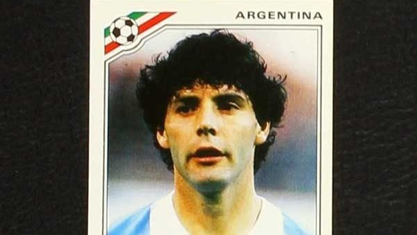 Figurinha de Miguel Ángel Russo no álbum da Copa do Mundo de 1986