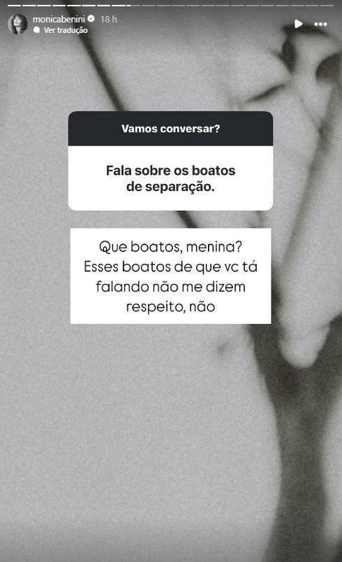 Mônica Benini falou rumores de separação de Júnior Lima • Instagram/Mônica Benini