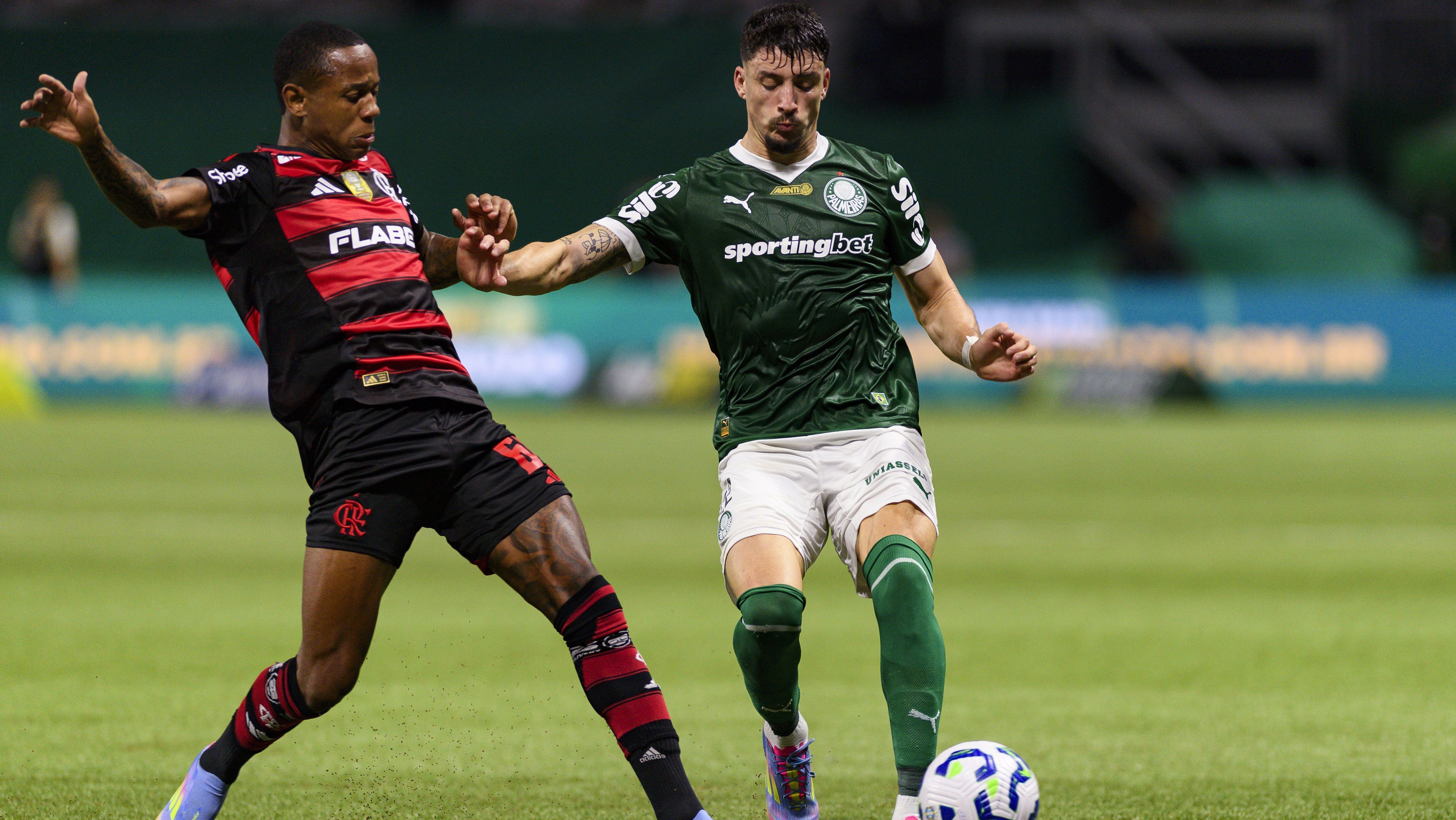 Lance de Palmeiras 0 x 2 Flamengo pelo primeiro turno do Brasileirão