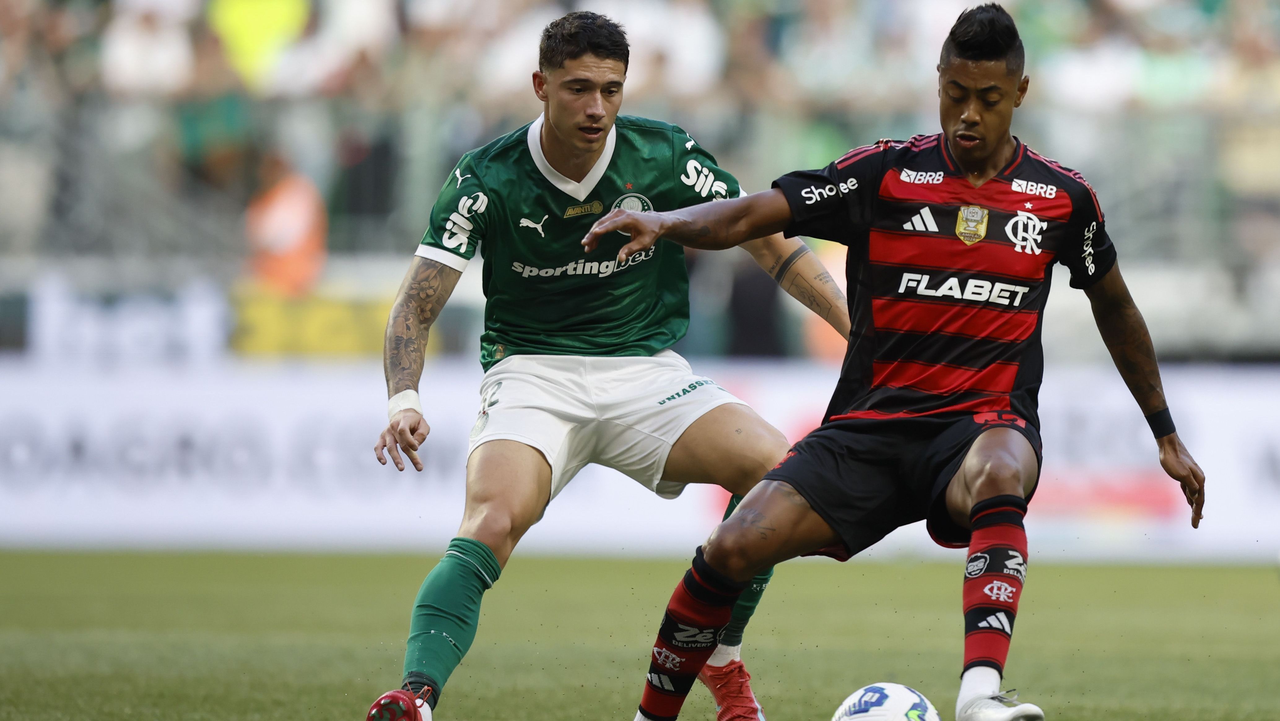 Lance de Palmeiras 0 x 2 Flamengo pelo primeiro turno do Brasileirão