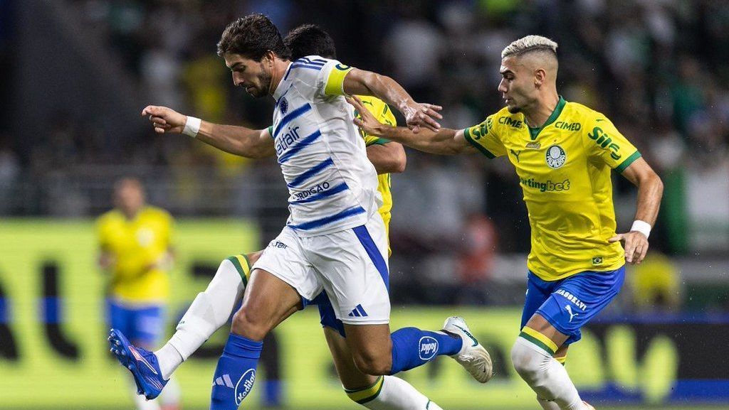 Duelo entre Palmeiras e Cruzeiro, válido pela 30ª rodada do Brasileirão