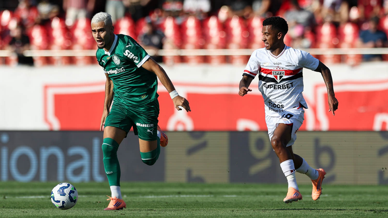 Duelo entre São Paulo e Palmeiras, pelo Brasileirão