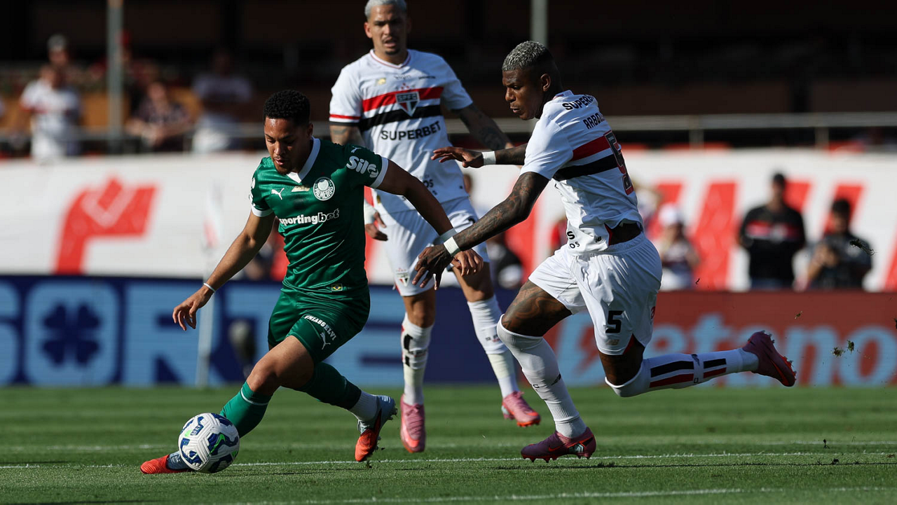 Partida entre São Paulo e Palmeiras, pela 27ª rodada do Brasileirão