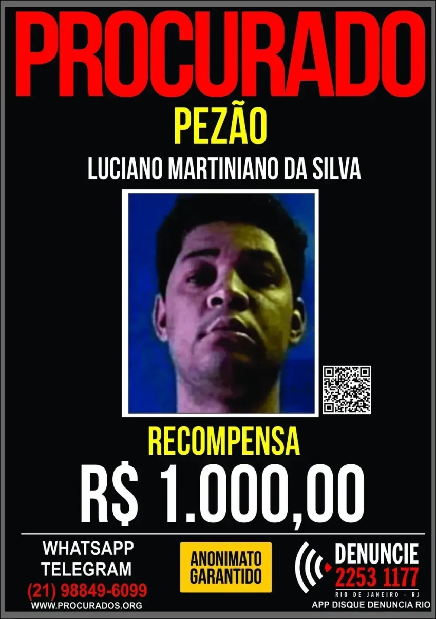 Disque Denúncia "Pezão do Alemão" • Disque Denúncia