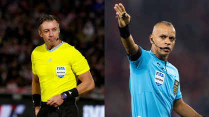 Raphael Claus e Wilton Pereira Sampaio, árbitros brasileiros