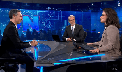 Renata Vasconcellos agradece Bonner após ele deixar o "Jornal Nacional"