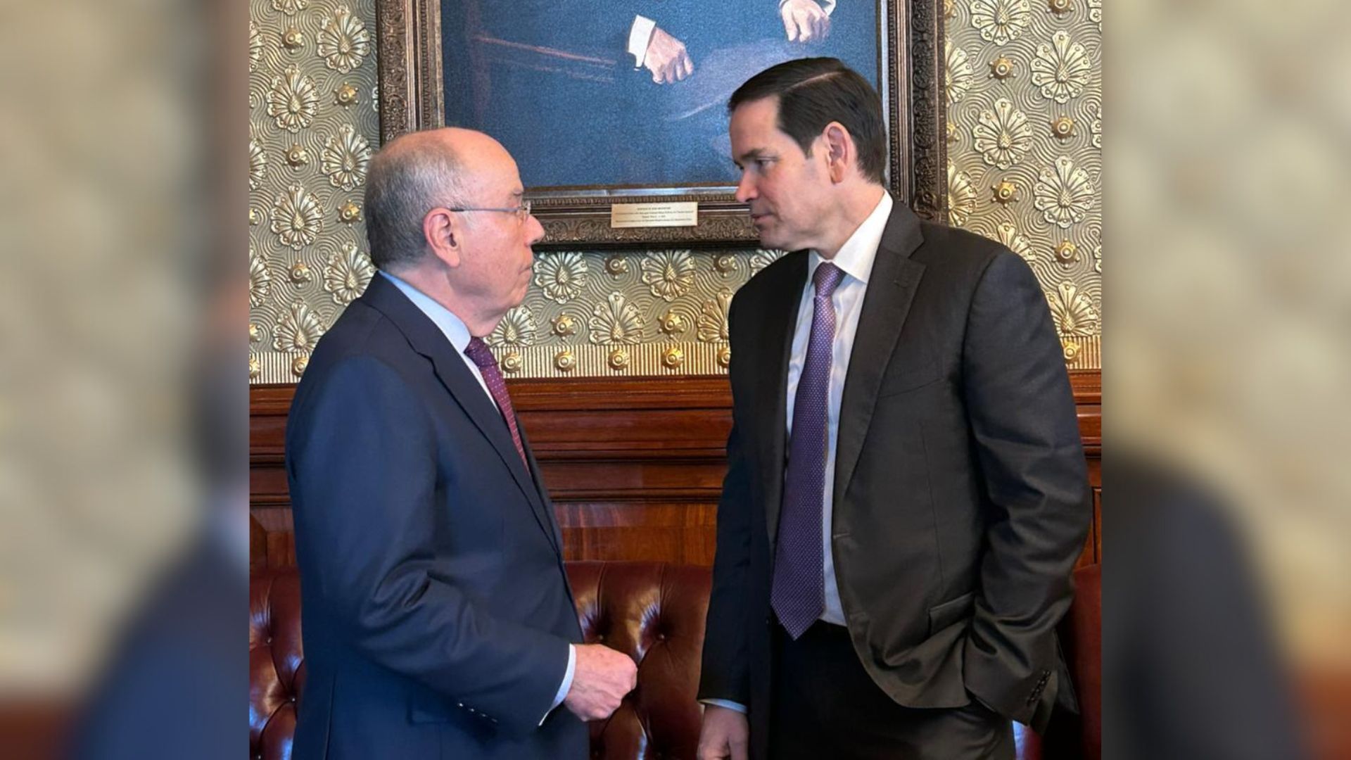 Mauro Vieira conversa com Marco Rubio nos Estados Unidos