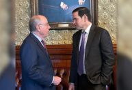 Termina a reunião entre Marco Rubio e Mauro Vieira nos EUA