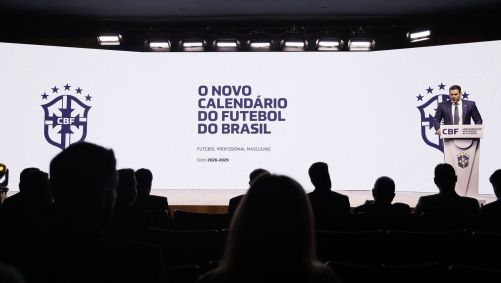Samir Xaud abre a coletiva onde a CBF anunciou mudanças no calendário do futebol brasileiro