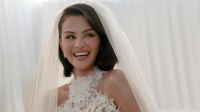 Veja detalhe fofo em vestido de casamento de Selena Gomez