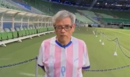 Paraguaios são barrados de usar camisa da seleção no Allianz Parque; veja