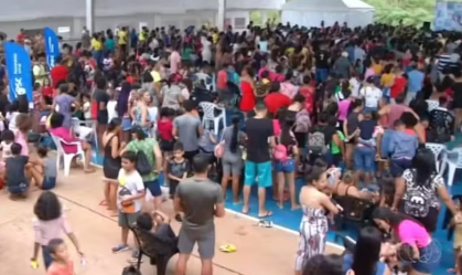 Sesc troca alimentos por passaportes para atividades do Dia das Crianças