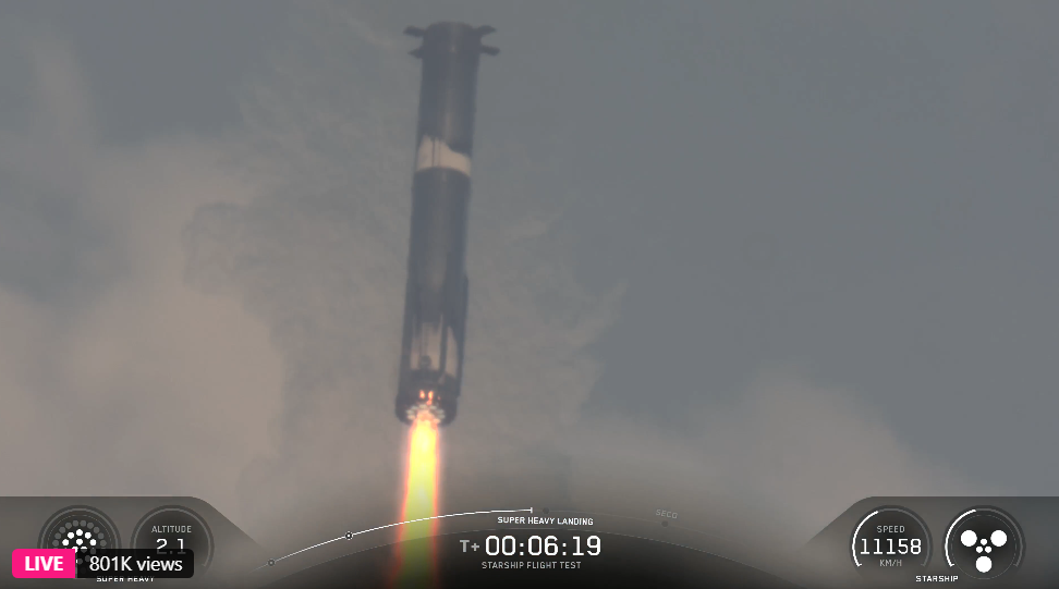 11º voo teste da espaçonave Starship, da SpaceX