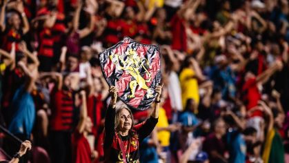 Torcida do Sport em partida do Brasileirão