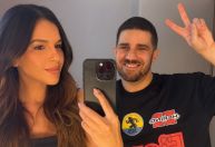 Grávida de 7 meses, Mariana Rios mostra barrigão usando um top
