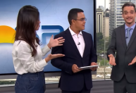 Em tom de despedida, Tiago Scheuer faz última aparição no "Bom Dia SP"