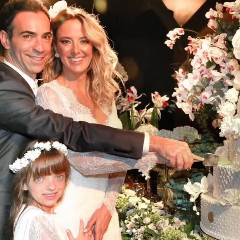 Rafaella Justus foi dama de honra do casamento de Ticiane Pinheiro e César Tralli, em dezembro de 2017 • Reprodução/Instagram