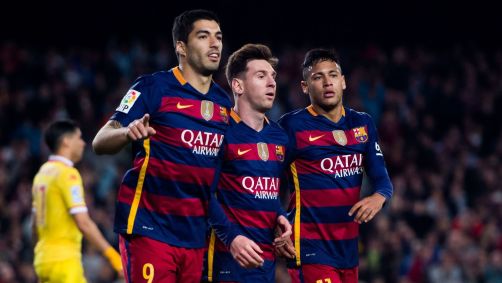 Trio formado por Messi, Suárez e Neymar fez sucesso no Barcelona