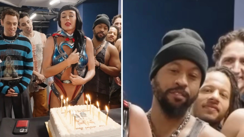 Justin Trudeau é visto em comemoração de aniversário de Katy Perry • Reprodução/Instagram