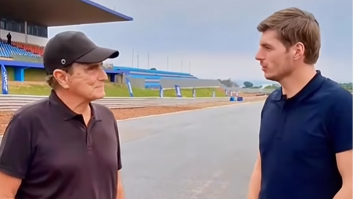 Max Verstappen e o sogro, Nelson Piquet, passaram a sexta juntos em Brasília