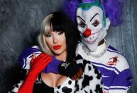 Virginia se transforma em Cruella de Vil em festa de Halloween com Vini Jr