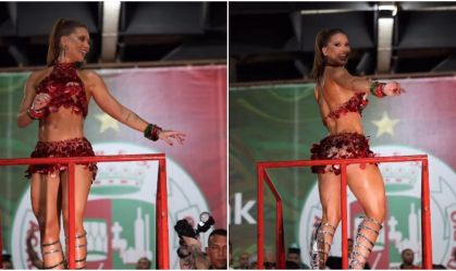 Virginia mostra samba no pé em segundo ensaio da Grande Rio